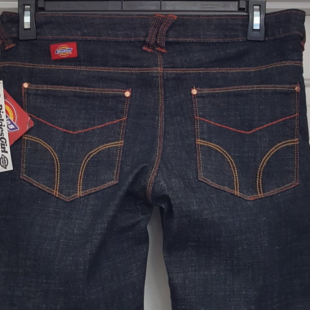 New Junior's Women's  Perfect Shape Denim Capri Jeans Sz 11 Blue - Picture 4 of 11
